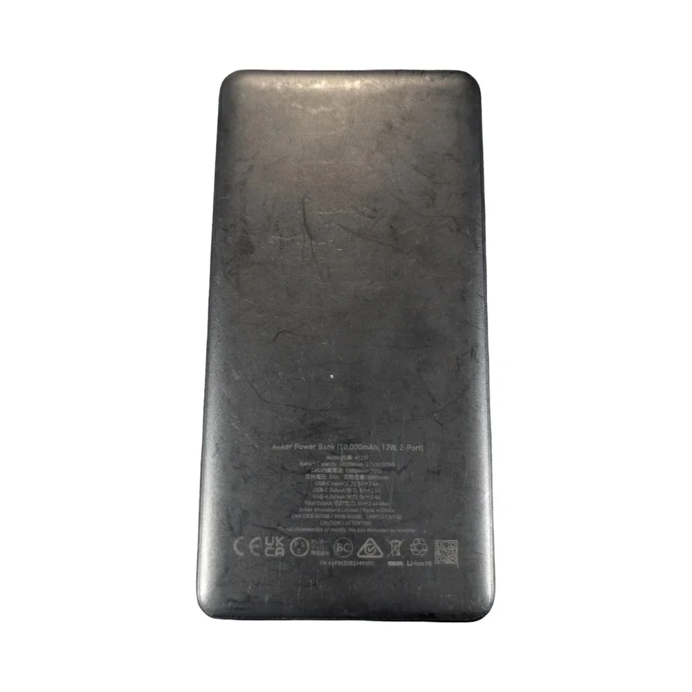 Qq9U Anker Power Bank (10000mAh, 12W, 2-Port)  Model A1237 Used